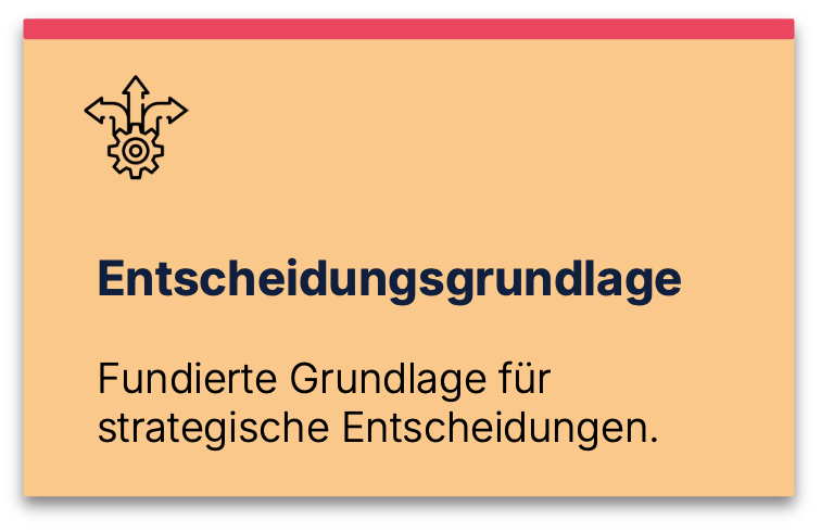 Strategische Entscheidungsgrundlagen